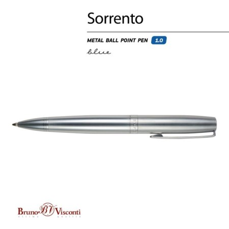 Switching handle, 1.0 mm, BrunovisConti sorrento, blue rod, metal case silver-5