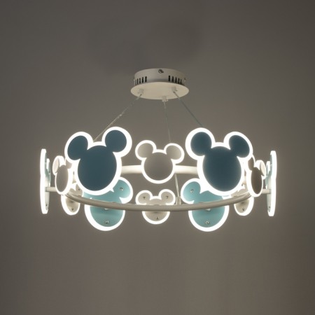 Mickey chandelier LED 36W 4000K blue 58x58x60cm-3