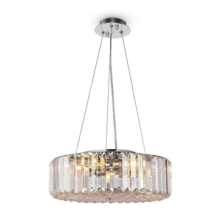 Ceiling Lamp MayToni Mod080CL-06CH, 6HE27, 60W, 40x40x85.8 cm, chromium color