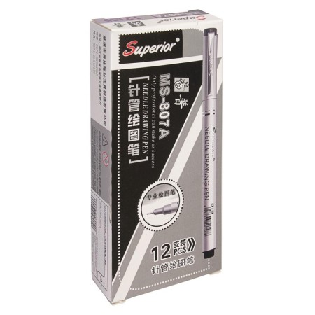 Marker Professional Liner, Black 005 MS-807A-3