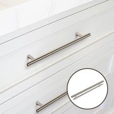 REAL-REALING, D = 12 mm, m/o 224 mm, color Satin nickel