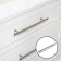 REAL-REALING, D = 12 mm, m/o 224 mm, color Satin nickel
