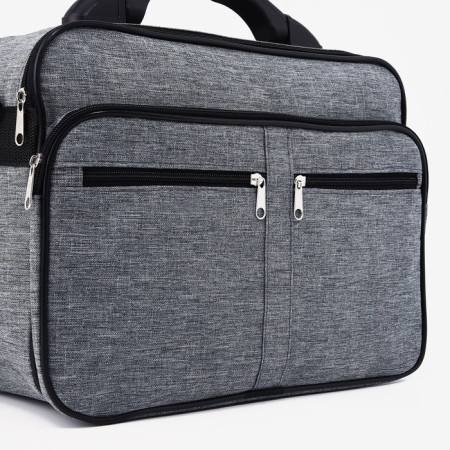 Male bag, "ZFTS", color gray color-2