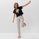 Female pajamas (T -shirt and trousers) KAFTAN PIZZA p. 48-50, black