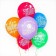 Latex ball 12 "Plash with a pattern", a set of 5 pcs.