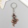 Metal keychain "Snake with rhinestones" mix 5.5x2 cm