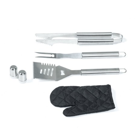 Green Glade ST001 grill set, 6 items in apron-5