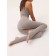 Women's Legins with an open heel in the rubber Mirey Leging with Hell, size 46-48, color linseed