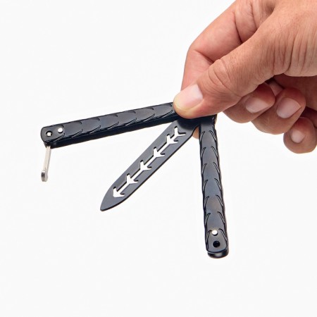 Training butterfly knife, 17 cm-4
