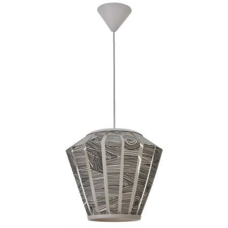 Lamp Bayerlux 1674/1wt E27 40W white-black 29x29x25-125 cm