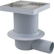 ALCAPLAST APV5411, 150 × 150/50 mm, side drain, wet waterproof wet