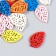 Decor for creativity wood "leaf" set 25 pcs 2.5x1.7 cm