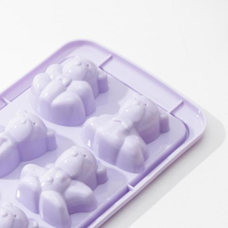 Form for ice and chocolate "Beasts", 8 cells, 25 × 11 × 2.5 cm, color mix-2