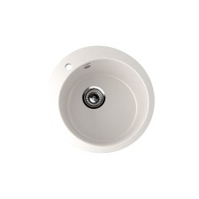Мойка кухонная Ulgran U405-331, d=495 мм, цвет белый