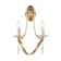 Wall lamp EVOLUCE. Sle120211-02. Filatta. 2x40 watts, E14, 26x33 cm, color French gold