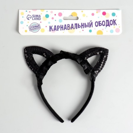 New Year's rim "cat", with sequins-2