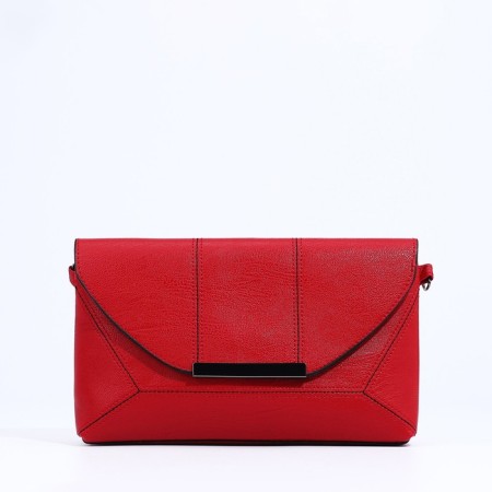 Female bag on a magnet, red color