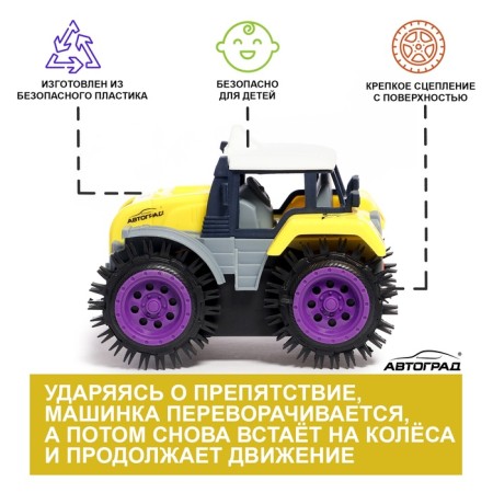 The “Farmer” Tractor-Perevoysh Tractor works on batteries, yellow color-4