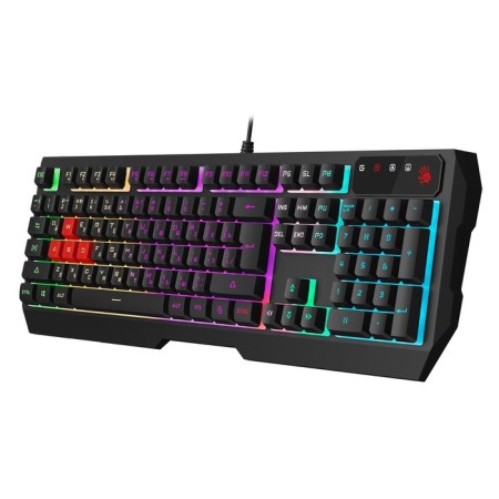 Keyboard A4Tech Bloody B140N Black USB Multimedia for Gamer LED-2