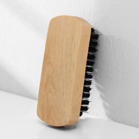 Щётка для одежды и обуви Доляна, 8,3×3,5×2,5 см, искусственная щетина-1