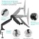 Black Black 13 "-32" Max.18kg Table Turn and Slop V 102951
