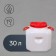 Food Food Flood, 30 L, neck 19.5 cm, white