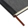 Organizer, A5, 128 sheets, a cage, the cover of the leatherette, with a knife, "patterns", gray