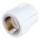 Combined "Politek" coupling, polypropylene, 25 mm x 3/4 ", internal thread