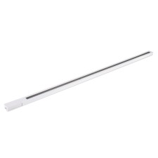 Трековый шинопровод однофазный Ambrella GL7001 WH, 1 м, с сетевым вводом и заглушкой, белый