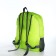 Folding backpack, lightning department, external pocket, 2 side pockets, green color