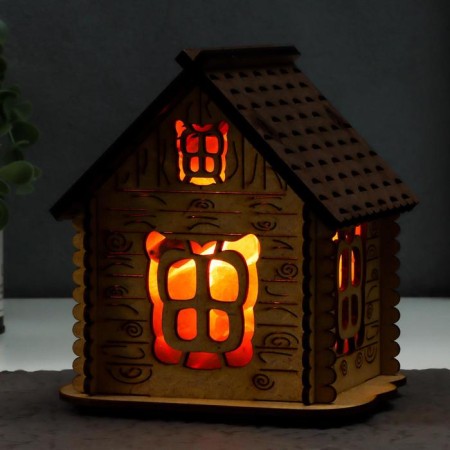 Salt lamp with Dimmer "DOM" Wooden, 1x15W E14, 1-1.3 kg, 16x16x16cm-12