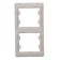 The frame "Glossa" Sche GSL000106, double, vertical, white color