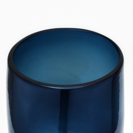 Ocean flowers vase of colored glass 34 × 15 × 15 cm-2