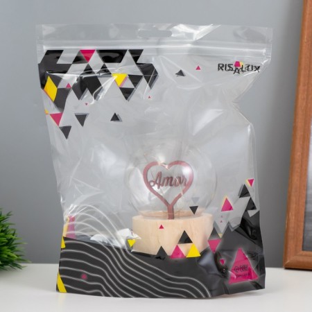 Spinker "Shar-heart" LED 3XAG10 ball 8cm 6.5x6.5x11.5cm-5