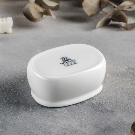 Porcelain stand for portioned sugar Wilmax, 150 ml, 9 × 6.5 × 4.5, white color-2