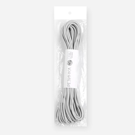 Hat elastic band, 2 mm, 9 ± 0.5 m, 2 segments, gray color-6