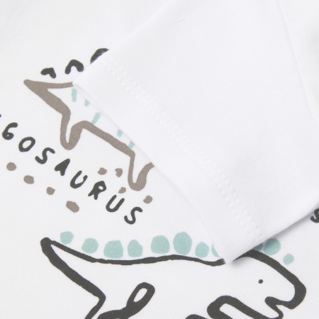 Costume: T-shirt and shorts crumb I Dino, height 62-68 cm, blue/white-2