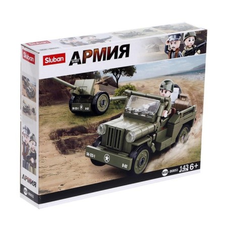 Designer Army "Jeep with a gun", 143 details-3