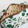 Cosmetic bag with lightning, white/green color