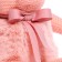Soft toy "Knitted bunny", pink color, 38 cm