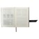 Diary half -dated A5+, 192 leafs Escalada, firm binding with foam, artificial leather "Siff", pancake embossing, metal corners, foil embossing, cream offset 80 g/m², black
