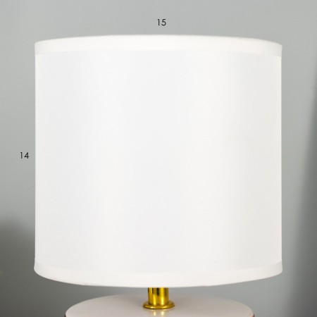 Birgit table lamp E14 40W white-gold 15x15x27 cm Risalux-5
