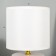 Birgit table lamp E14 40W white-gold 15x15x27 cm Risalux