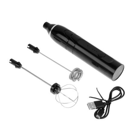 Capuchucker submersible LMR-03, with a nozzle for foaming milk, 3 modes, battery, black-6