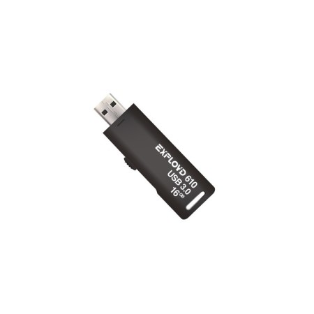 Flashka Exployd 610, 16 GB, USB3.0, Thu up to 70 MB/s, PLO up to 20 Mb/s, black