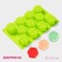 Silicone form for baking the shade "Snowflake", 30 × 17.5 cm, 11 cells, light color