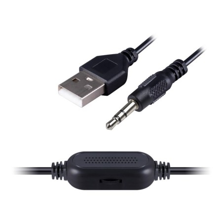 Computer speakers 2.0 Defender Stellar, 2x3, 3.5 mm, black-6