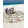 Pareo and beach rug "Sea of ​​flowers", d = 150 cm