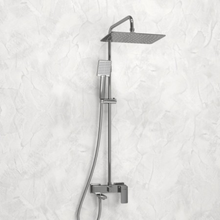 The shower system wasserkraft a177.069.141.087.ch, tropical shower, shower, chrome-1