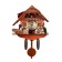 Wall watches with a cuckoo "estate", smooth move, 21.6 × 14.8 × 5.5 cm